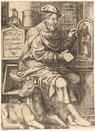 Saint Luke, by Johann Ladenspelder