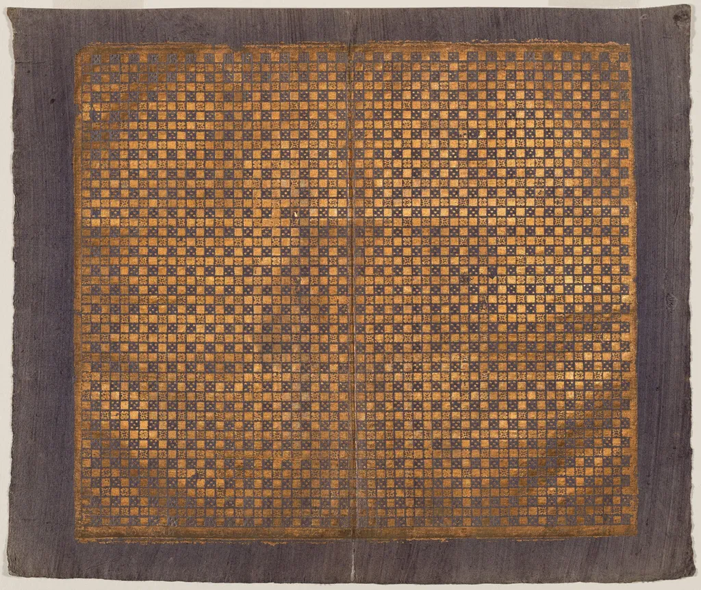 Endpaper, by Johann Lechner, ink, 1802