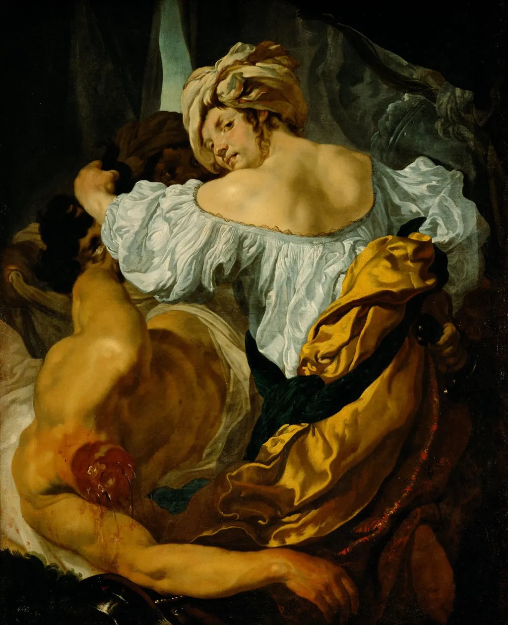Judith and Holophernes, by Johann Liss, oil, 1628