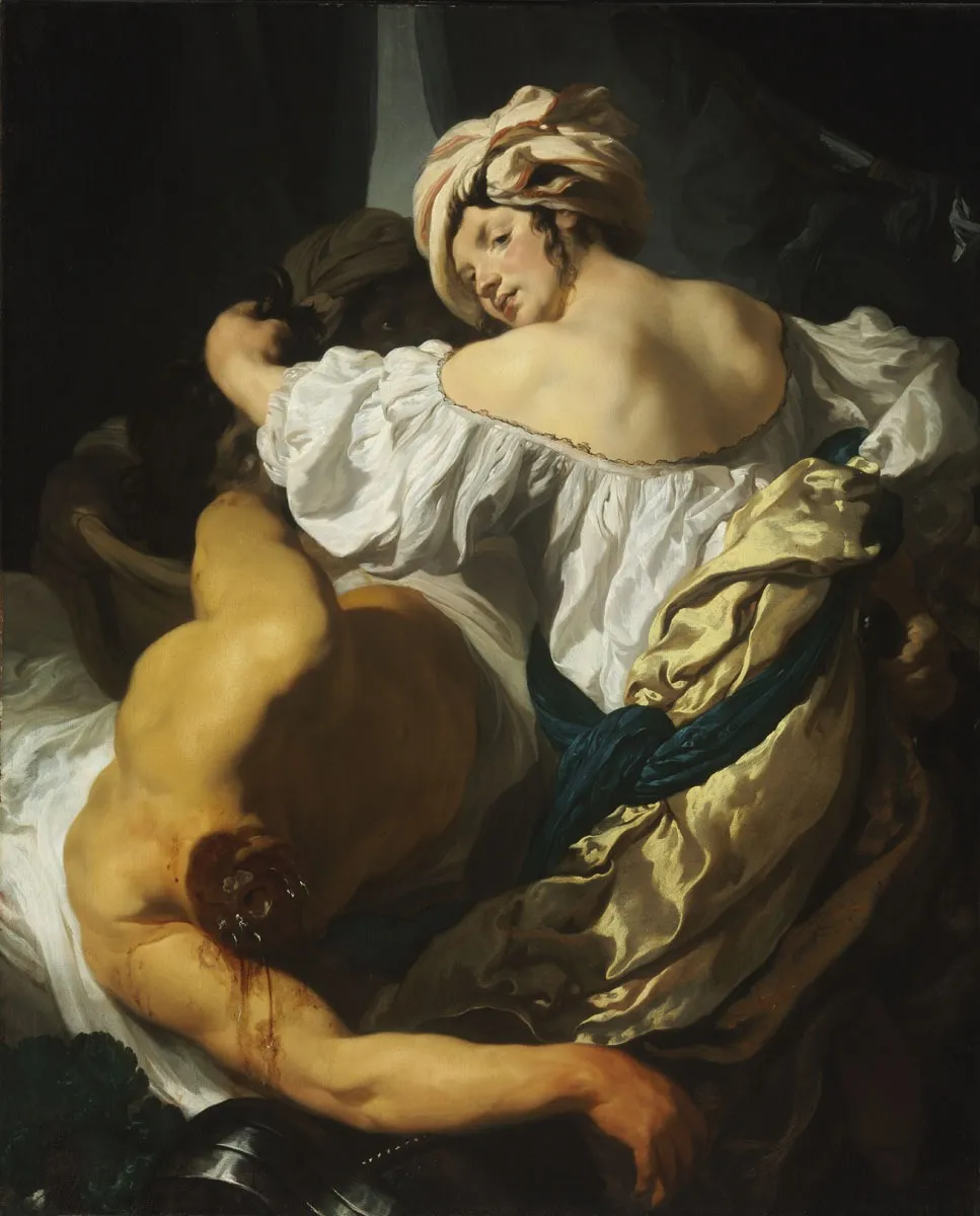 Judith in the Tent of Holofernes, by Johann Liss, oil, 1624