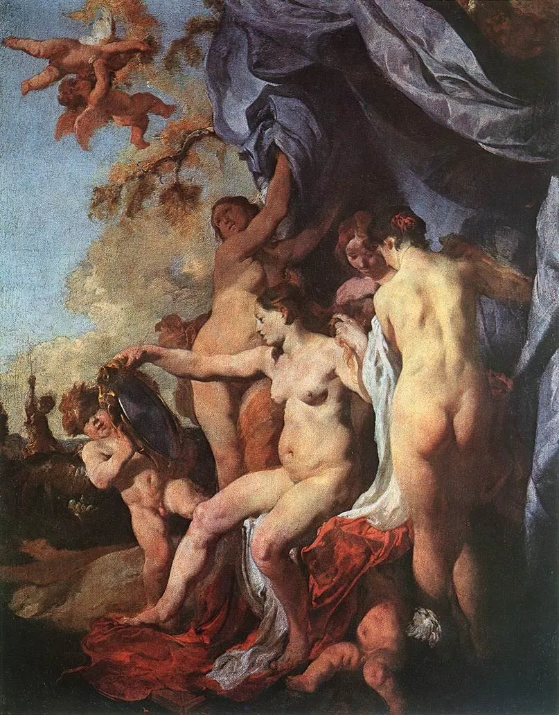 Venus in front of the Mirror, by Johann Liss, oil, 1625
