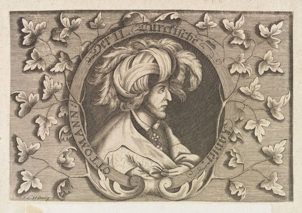 Turkish sultans, sultanas and other historical figures, by Johann Lorenz Honing, 1702