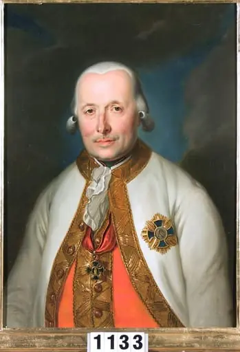 Baronul von Rall, general austriac (RI: Baronul Rall, general austriac), by Johann Martin Stock