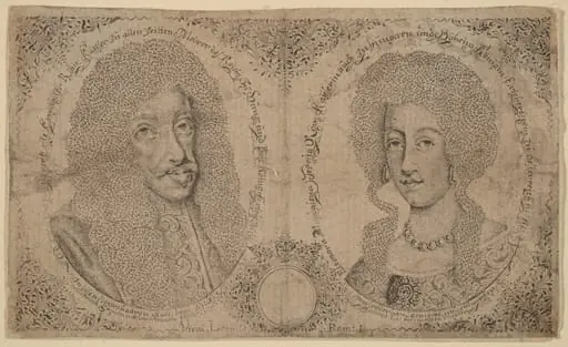 Leopold I and Eleanor of Austria, by Johann Michael Puchler