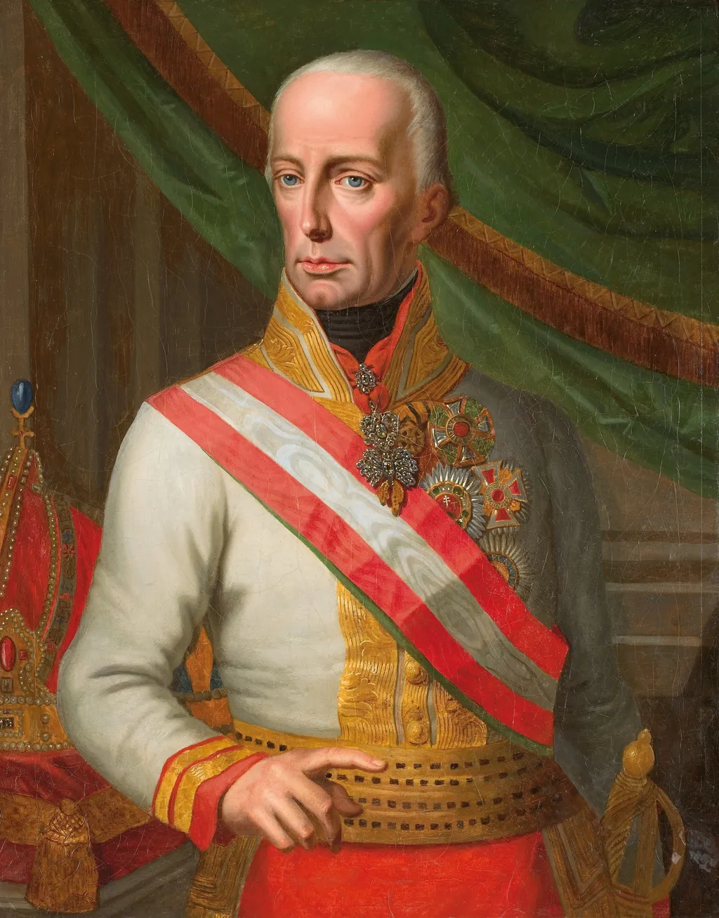 Kaiser Franz I. (II.) von Österreich, by Johann Nepomuk Hoechle, oil