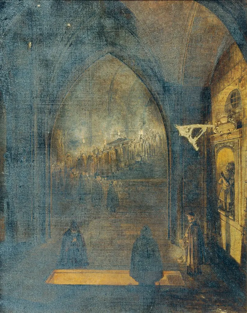 Gruftgewölbe, by Johann Nepomuk Schödlberger