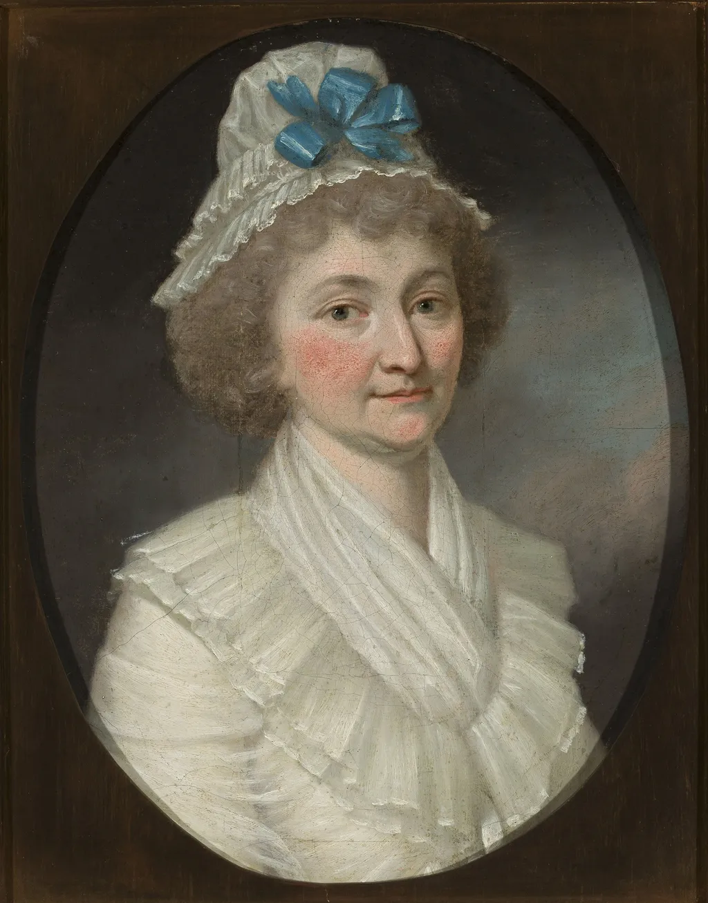Portrait of Magdalena Węglińska, by Johann Niedermann, oil, 1797