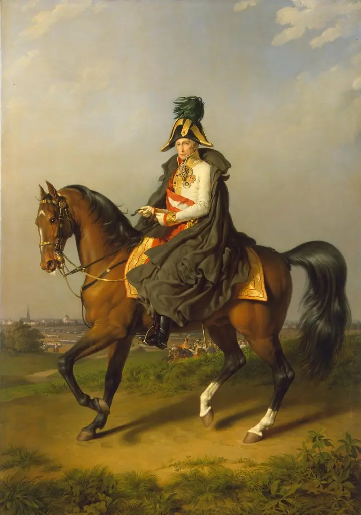 Equestrian Portrait of Franz I (1768-1835), by Johann Peter Krafft