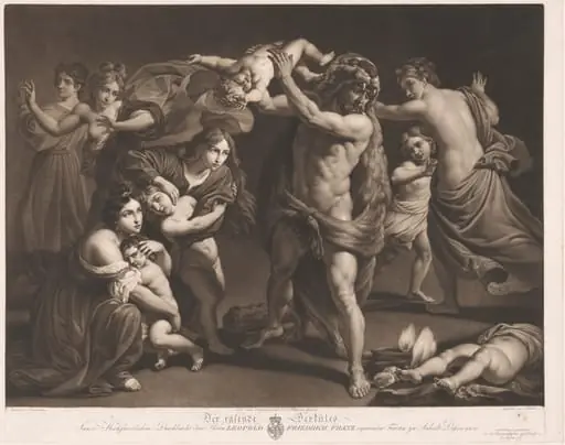 Der rasende Herkules (Raging Hercules), by Johann Peter Pichler