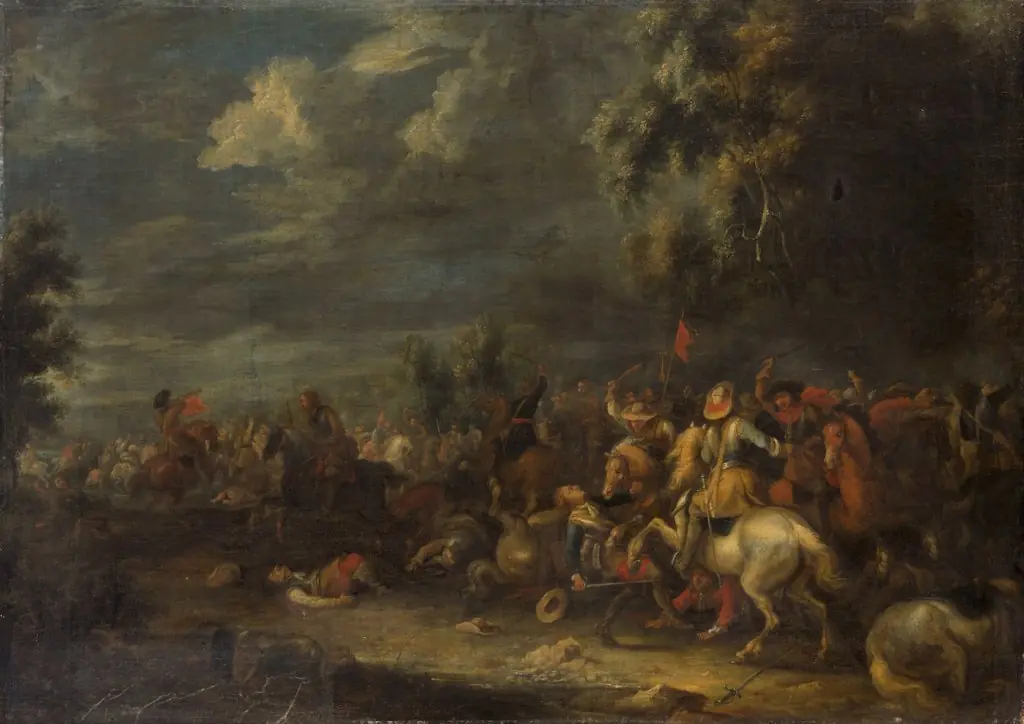 Reitergefecht, by Johann Philipp Lemke