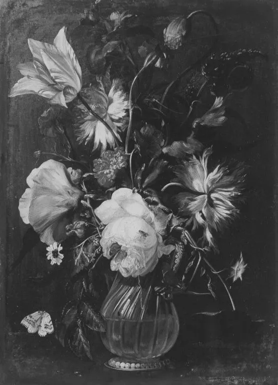 Blumenstillleben, by Johann Rudolf Byss, unspecified, 1709