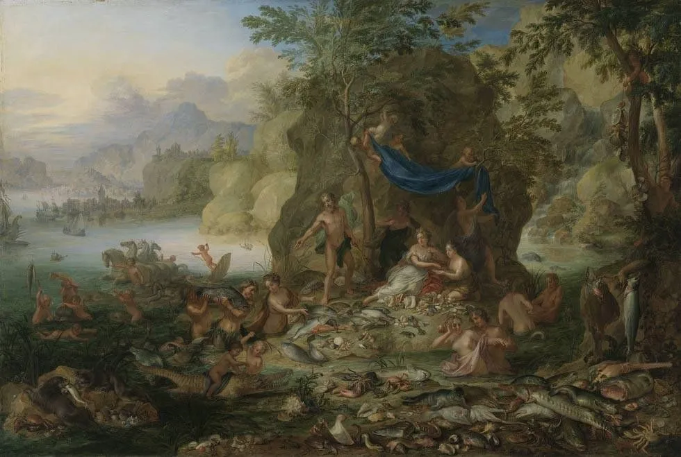 Das Wasser (aus der Folge der Vier Elemente), by Johann Rudolf Byss, unspecified, 1711