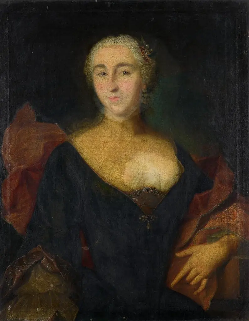 Bildnis einer jüngeren Dame, by Johann Rudolf Dälliker