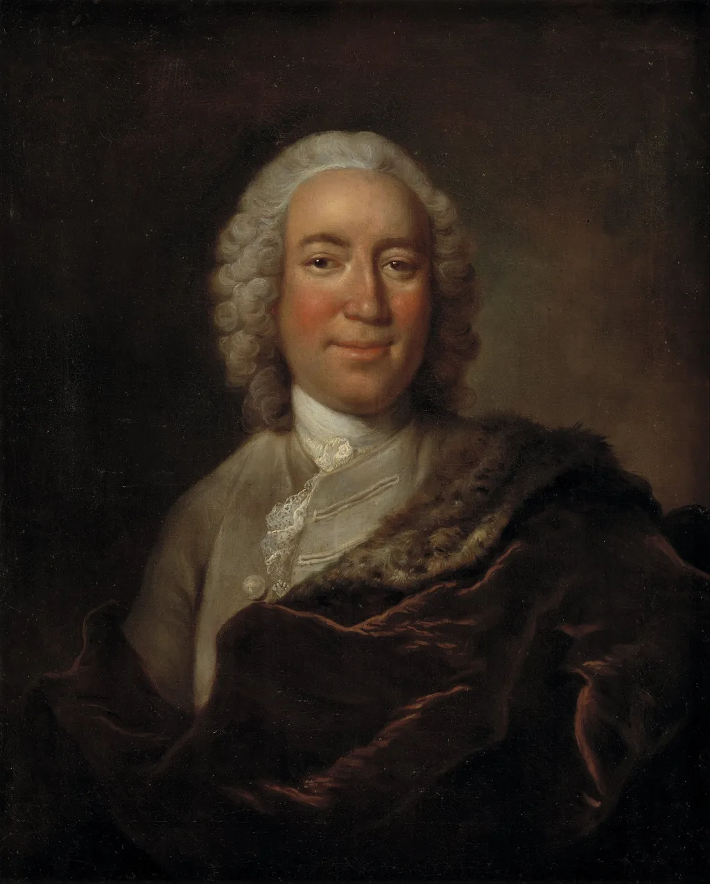 Gerhard Morell, Keeper of the Royal Danish Kunstkammer, by Johann Salomon Wahl, oil, 1765