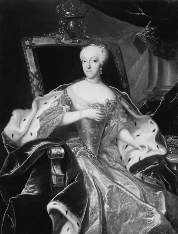 Prinsesse Charlotte Amalie, Frederik IV's datter, by Johann Salomon Wahl