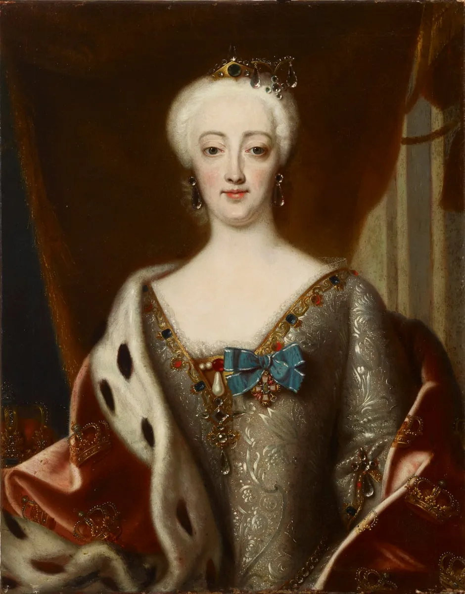 Tanskan kuningatar Sofia Magdalena, by Johann Salomon Wahl, unspecified, 1737