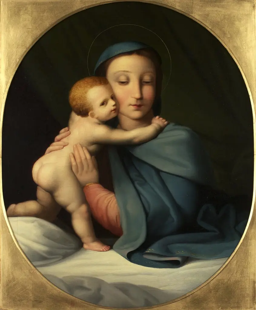 Madonna mit Kind, by Johann Scheffer von Leonhardshoff
