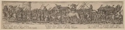 Army Train and Death, by Johann Theodor de Bry