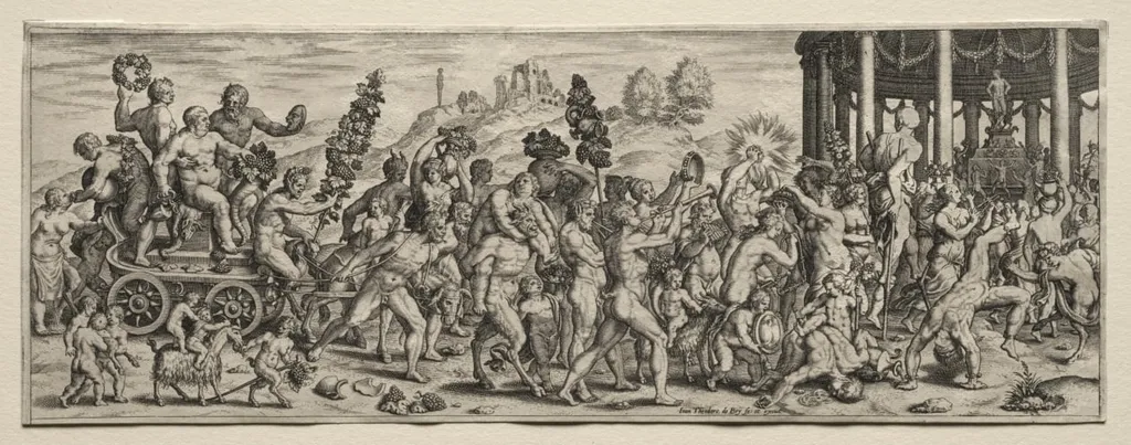 Triumph of Bacchus, by Johann Theodor de Bry, 1602