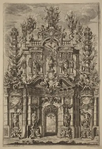 Triumphal Arch for Charles V, by Johann Ulrich Kraus