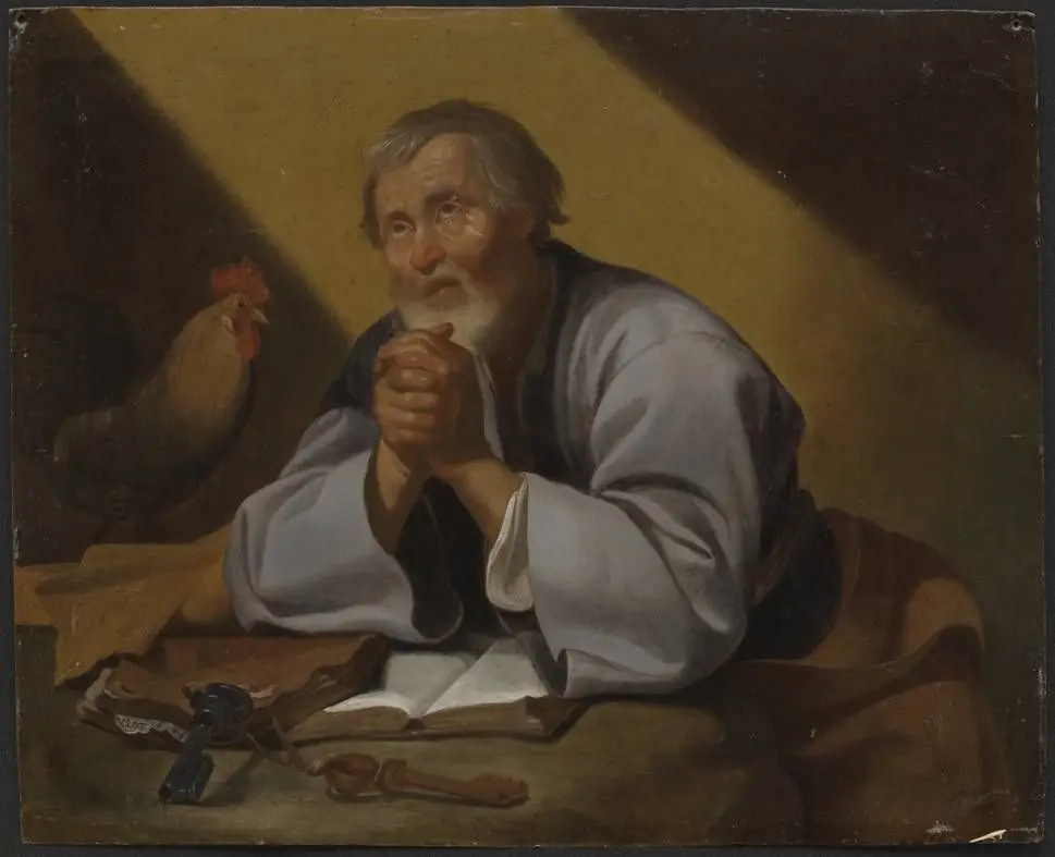 Der reuige Petrus, by Johann Ulrich Loth