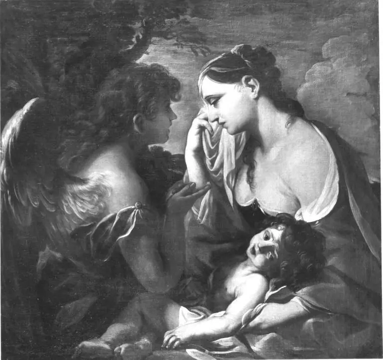 Hagar und Ismael (?), by Johann Ulrich Loth