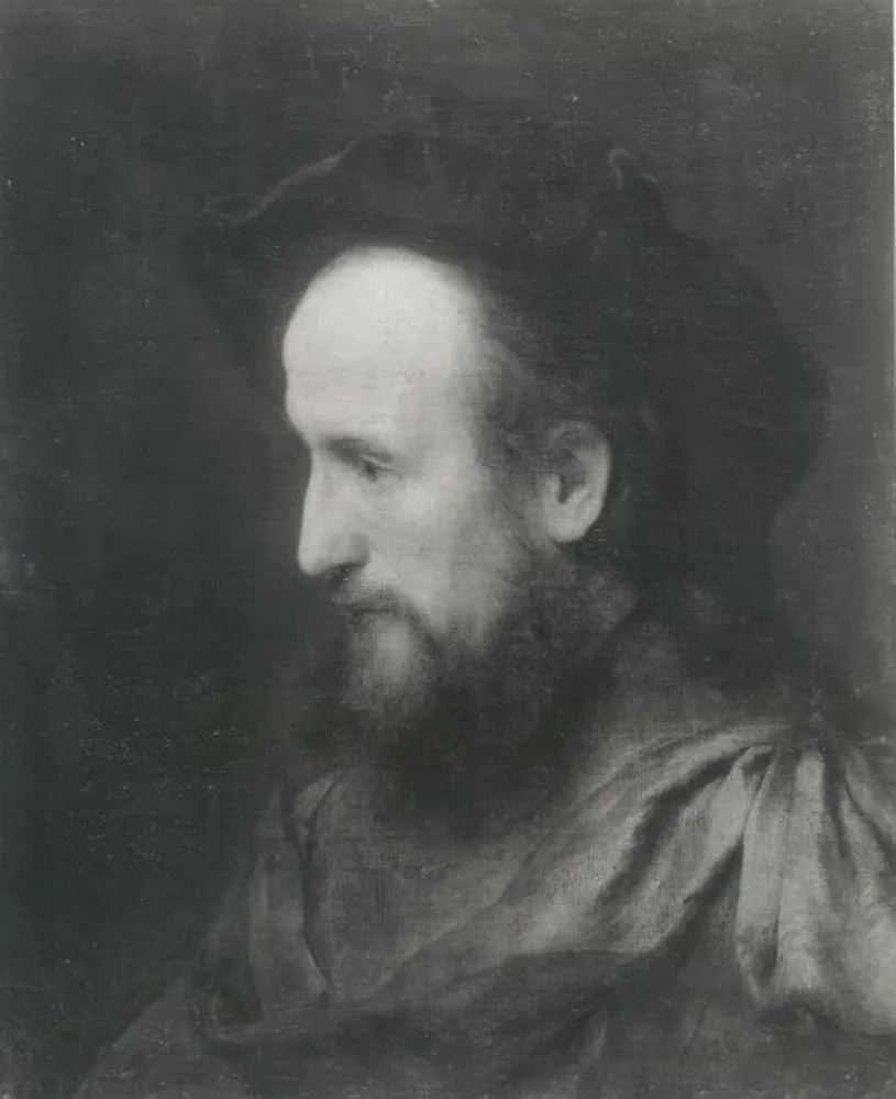 Portrait of a Man, by Johann Ulrich Mayr, oil, 1655