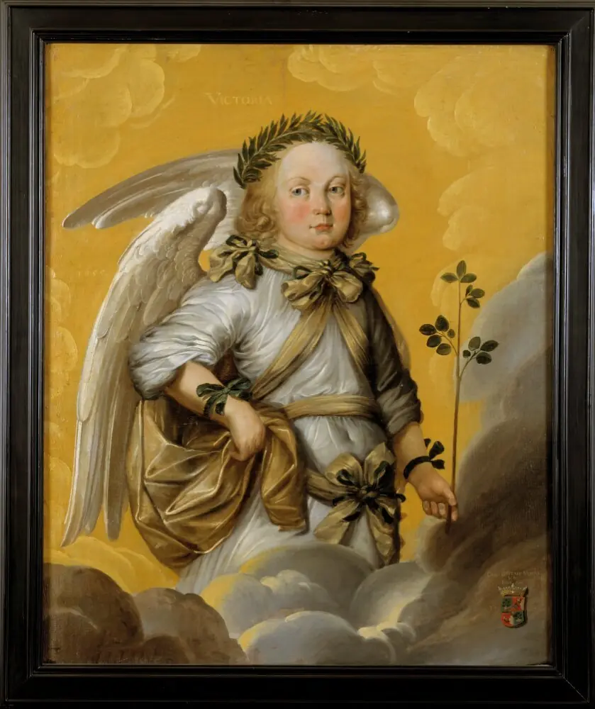 Carl Gustaf Göransson Ulfsparre as an angel, by Johann Weidner