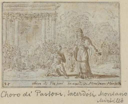 Chorus of Shepherds and Priests: Montano, Mirtillo, by Johann Wilhelm Baur