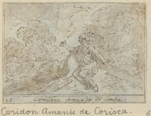 Coridone, Lover of Corisca, by Johann Wilhelm Baur