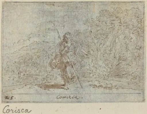 Corisca, by Johann Wilhelm Baur