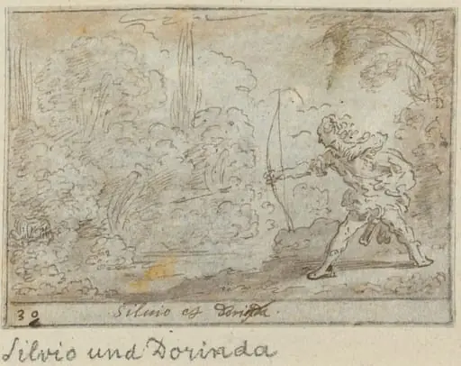 Silvio and Dorinda, by Johann Wilhelm Baur
