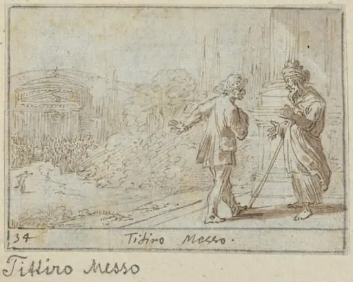 Titiro and Messo, by Johann Wilhelm Baur