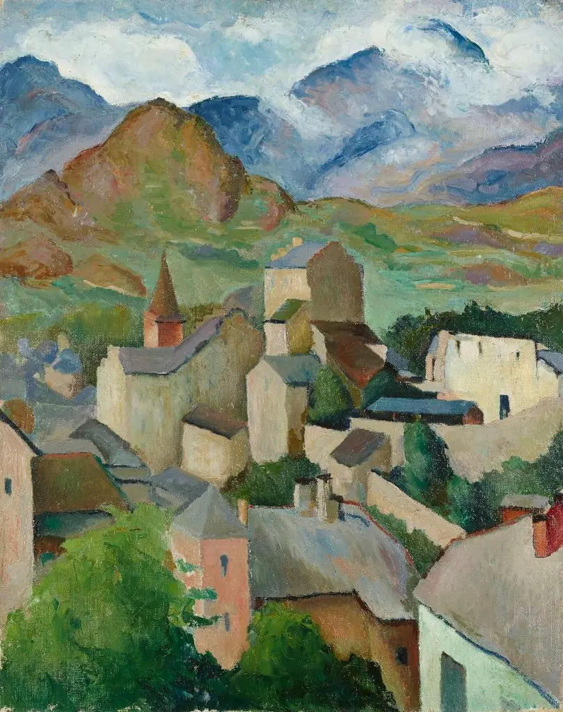 Tessiner Dorf, by Johann Wilhelm von Tscharner