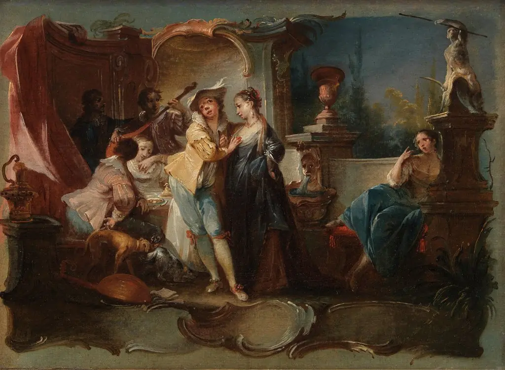 The Prodigal Son Living with Harlots, by Johann Wolfgang Baumgartner