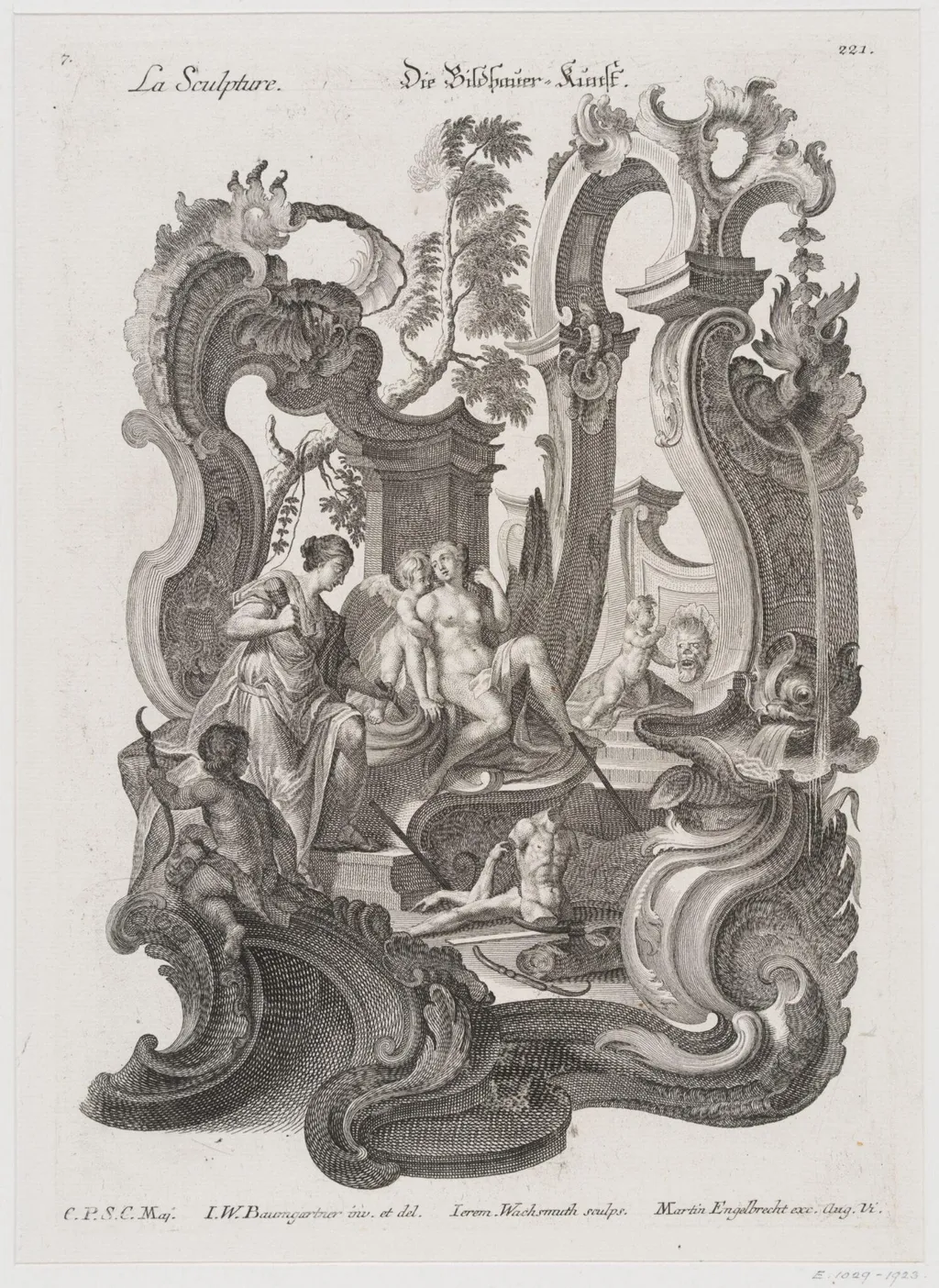 The Seven Liberal Arts, by Johann Wolfgang Baumgartner, 1750