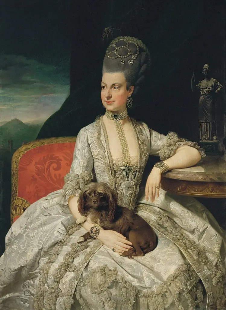 Archduchess Maria Christina, Duchess of Teschen, (1742-1798), by Johann Zoffany