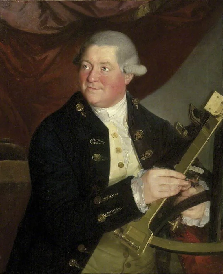Captain William Hall, by Johann Zoffany, oil, 1792
