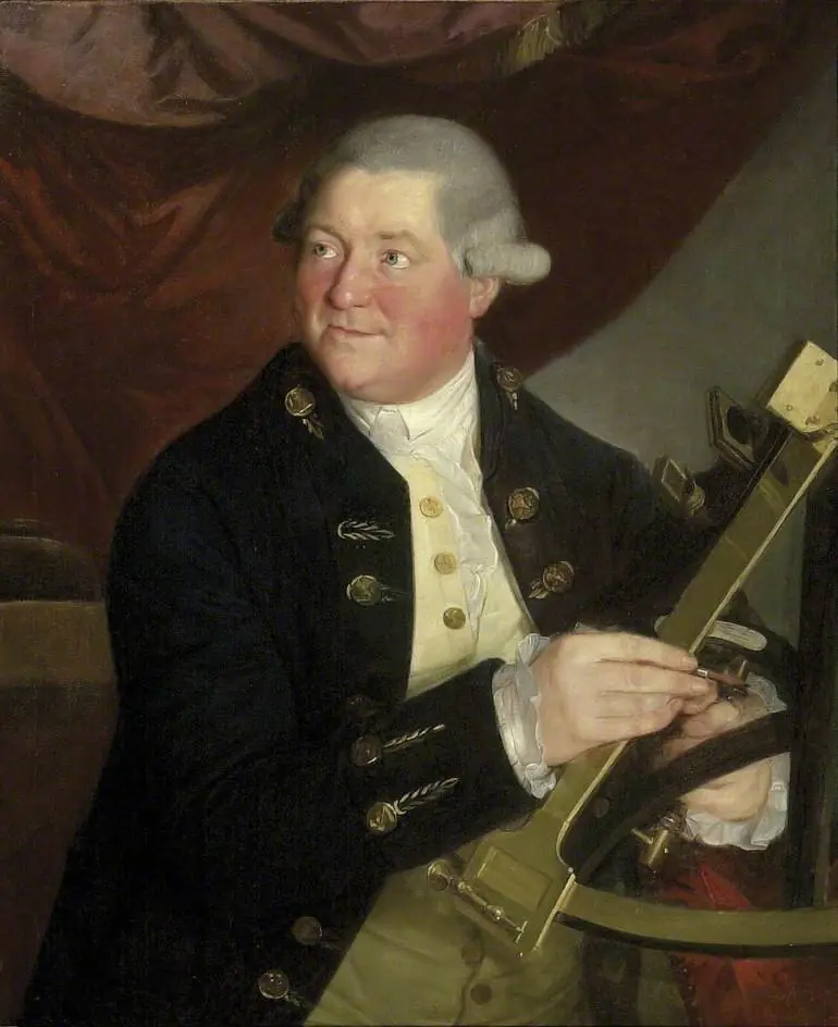 Captain William Hall, by Johann Zoffany