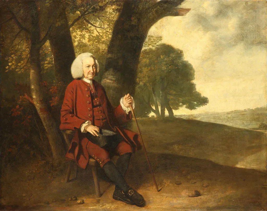 Dr. Thomas Hanson from Canterbury, by Johann Zoffany, paint, 1765