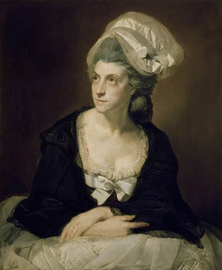 Mary Thomas, the Artist's second Wife, by Johann Zoffany, oil, 1791