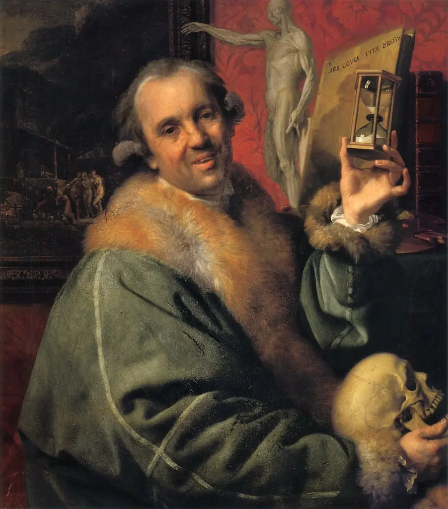 Self-portrait, by Johann Zoffany