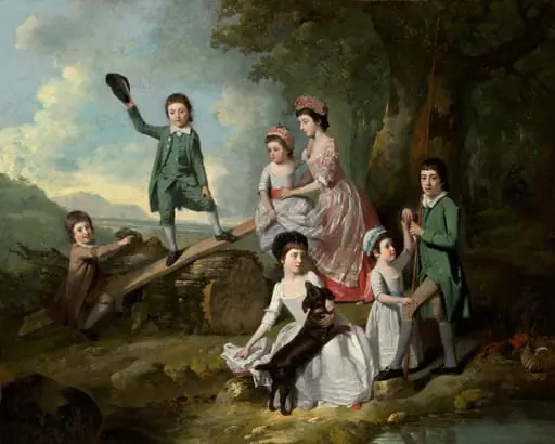 The Lavie Children, by Johann Zoffany, 1770