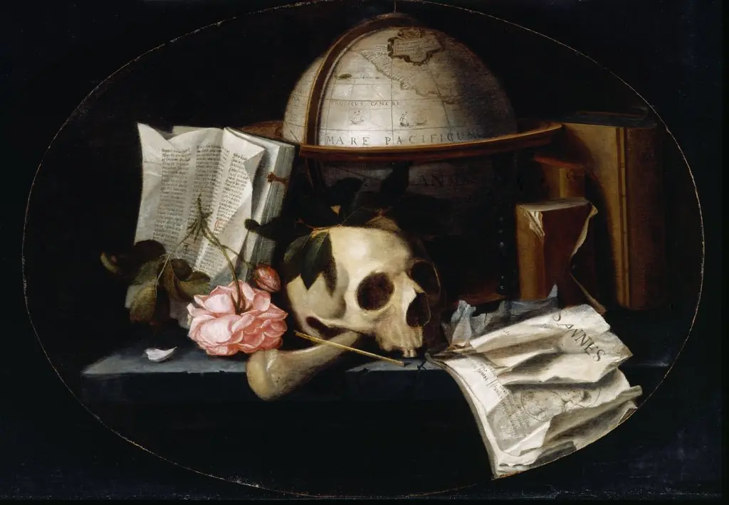Vanitas Still Life, by Johannes Borman