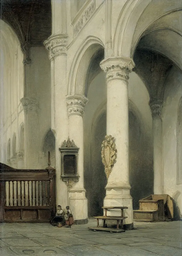 Church interior, by Johannes Bosboom