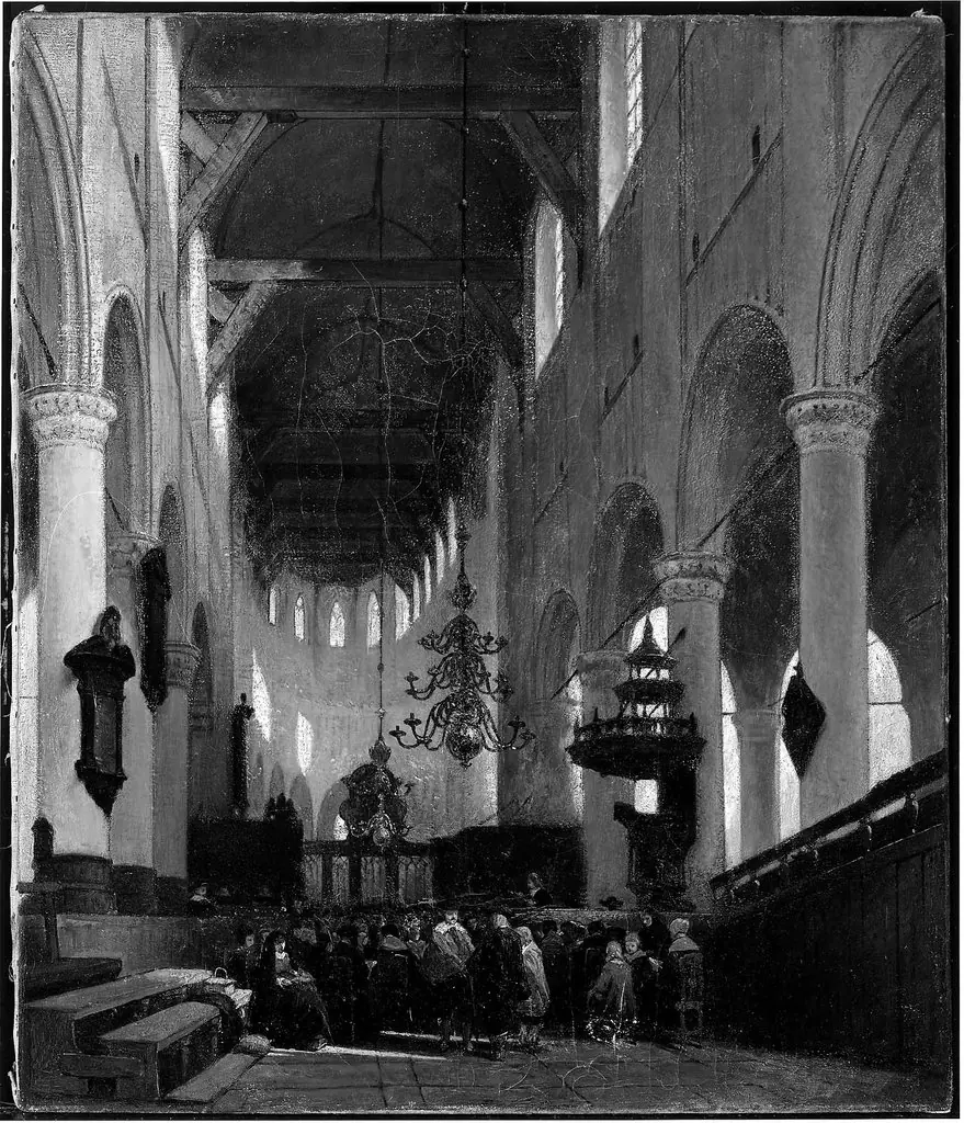 Interior of a Church, by Johannes Bosboom
