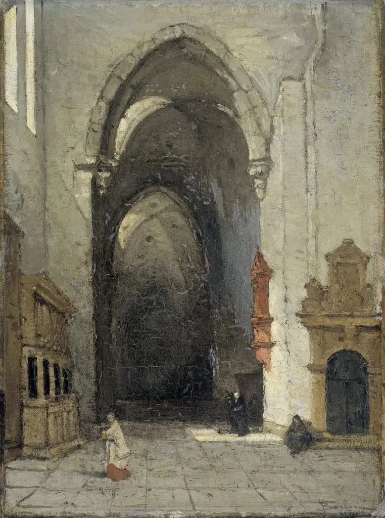 Interior of the Dom in Trier, by Johannes Bosboom