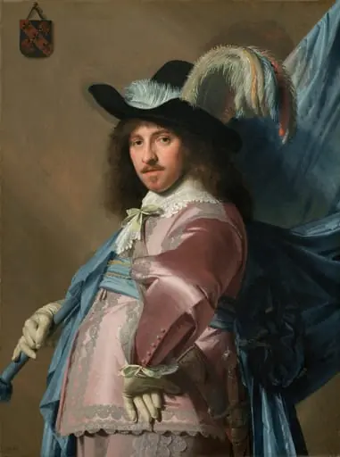 Andries Stilte as a Standard Bearer, by Johannes Cornelisz Verspronck