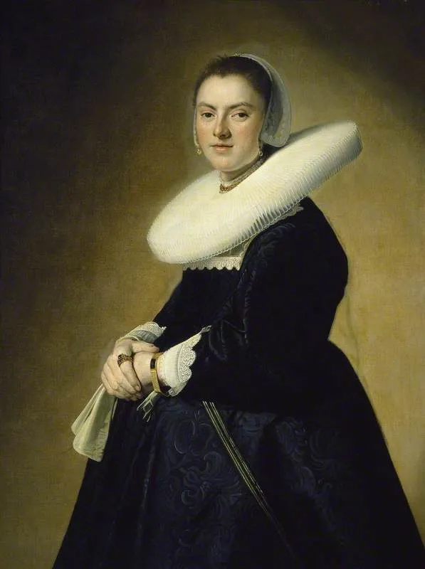 Portrait of a Lady, by Johannes Cornelisz Verspronck, oil, 1640