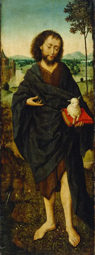 Johannes d. Täufer, by Aelbrecht Bouts